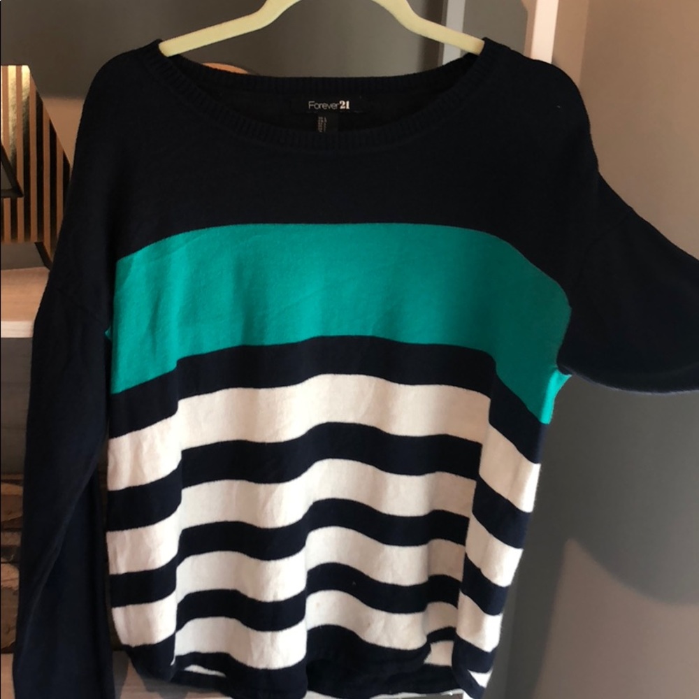 Slouchy Striped Sweater